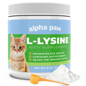 Alpha Paw L-Lysine 227g contenant en vue avant