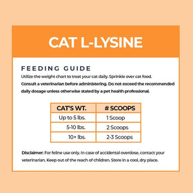 Alpha Paw L-Lysine 227g en vue arrière