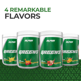Alpha Supps Alpha Greens Poudre Superaliment 331g saveur Orange Cerise
