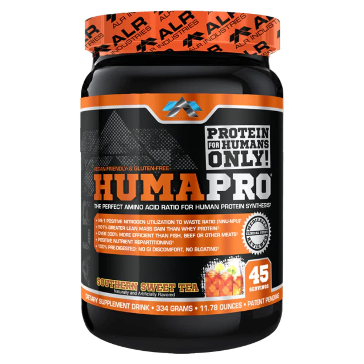 ALR Industries Humapro en poudre, format 408g, Thé Sucré du Sud