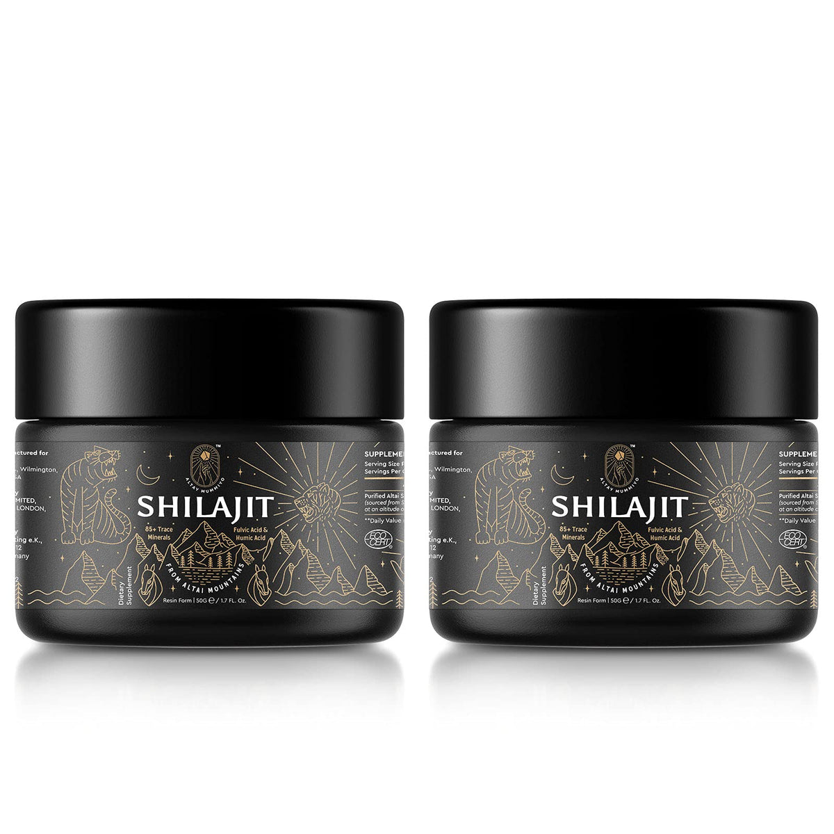 ALTAY MUMMIYO Résine de Shilajit Pure 50g vue de face