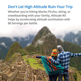 Altitude RX OxyBoost Complex en situation de voyage