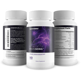 Alz Brain Song complément mémoire avec capsules à côté