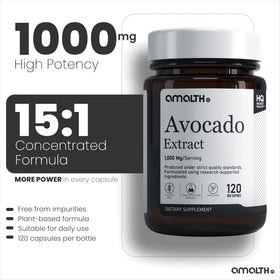 AMALTH Complément Alimentaire Avocat 1000mg, vue de côté