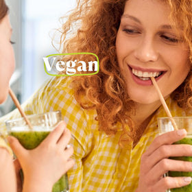 Amazing Grass Kidz Superfood Protéines Végétales Chocolat Extrême dans un shaker