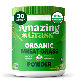 Amazing Grass Poudre de Blé Vert 222g vue de face