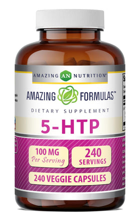 Amazing Nutrition 5-HTP 100 mg capsules végétales vue avant