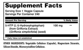 Amazing Nutrition 5-HTP emballage avec 240 capsules