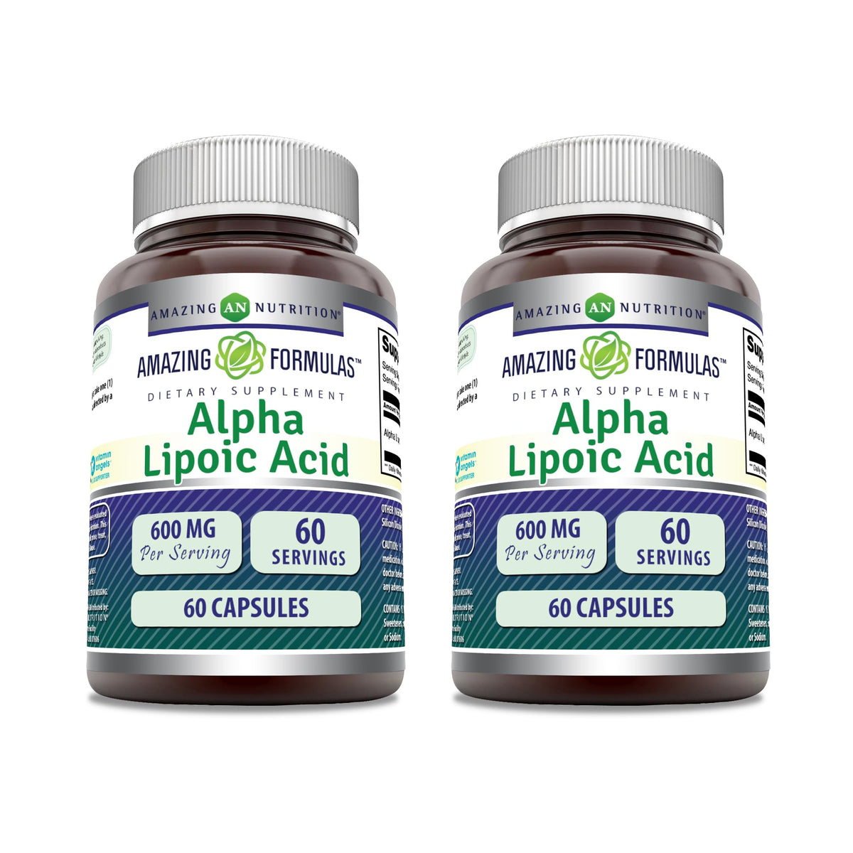 Amazing Nutrition Acide Alpha Lipoïque 600 Mg boîte avant vue