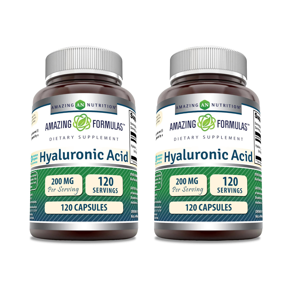 Amazing Nutrition Acide Hyaluronique 200 Mg Capsules boîte avant