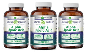 Amazing Nutrition Alpha Lipoic Acid 300 mg capsules front view