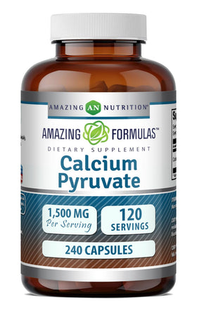 Amazing Nutrition Calcium Pyruvate 1500mg capsules front view