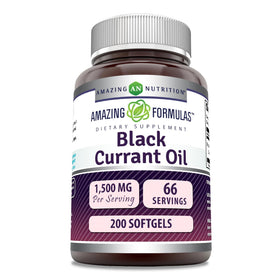 Amazing Nutrition Huile de Cassis 1500 mg 200 Gélules, vue avant