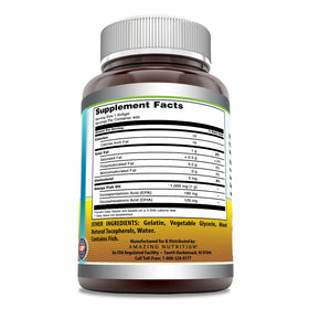 Amazing Nutrition Omega-3 Huile de Poisson 1000 Mg 400 gélules vue arrière