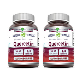 Amazing Nutrition Quercétine 500 mg Capsules Végétales vue de face