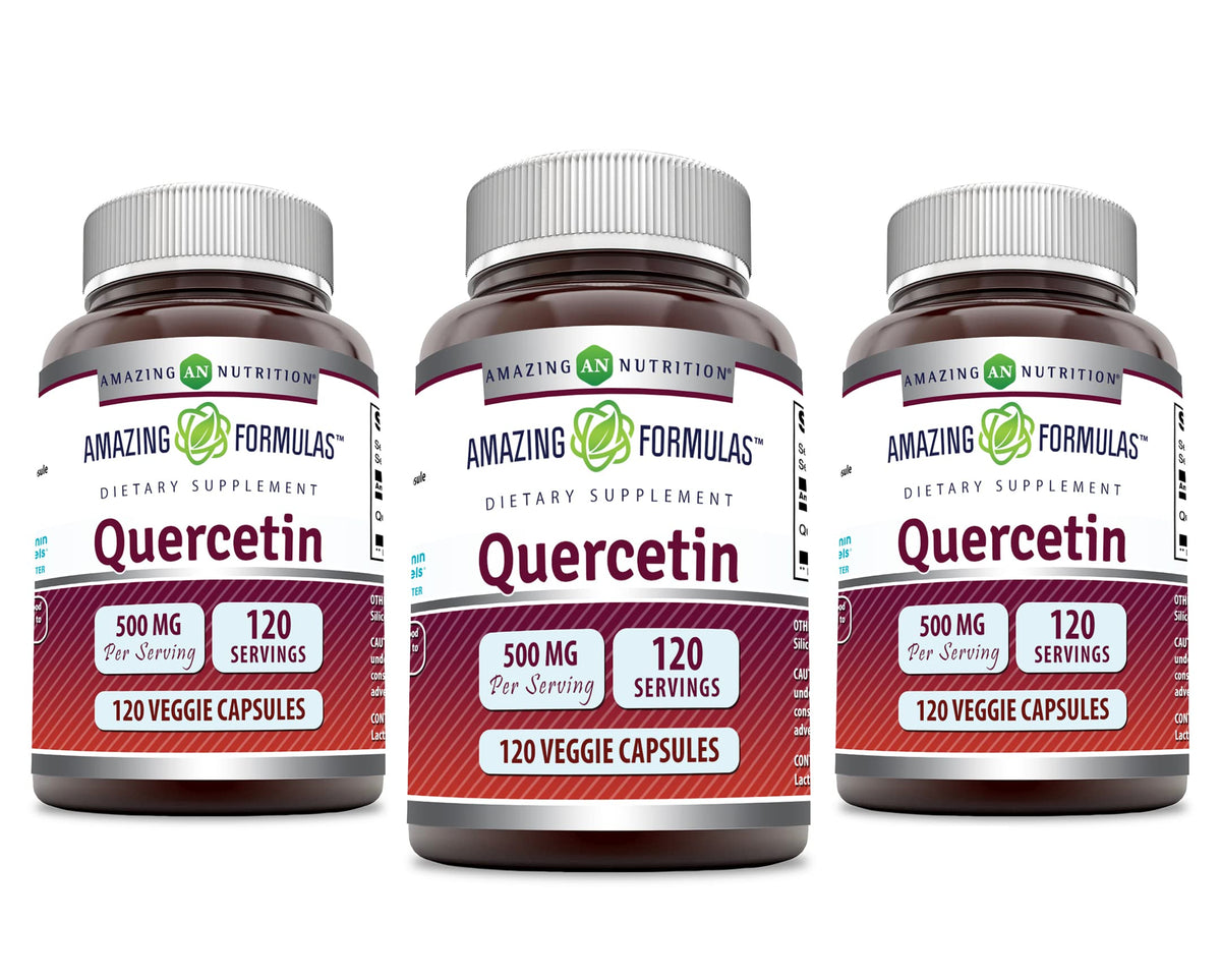 Amazing Nutrition Quercétine 500 mg capsules vue de face