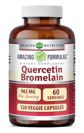 Amazing Nutrition Quercétine 800mg avec Bromélaïne 165mg devant