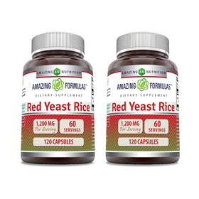 Amazing Nutrition Riz de Levure Rouge 1200mg gélules avant