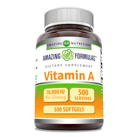 Amazing Nutrition Vitamine A 10000 UI gélules vue de face