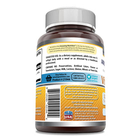 Amazing Nutrition Vitamine D3 5000 IU Softgel informations nutritionnelles