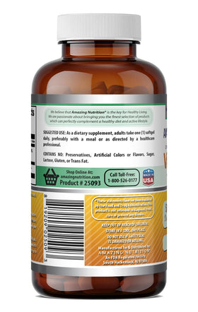 Amazing Nutrition Vitamine D3 5000 UI gélule avec huile de coco