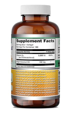Amazing Nutrition Vitamine D3 5000 UI gélules packaging