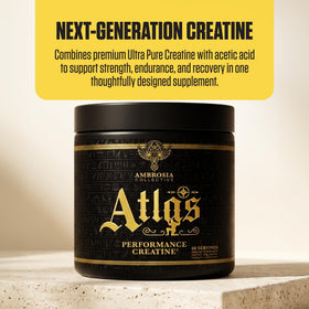 Ambrosia Atlas Poudre de Créatine Monohydrate emballage