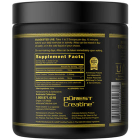 Ambrosia Atlas Poudre de Créatine Monohydrate en gros plan