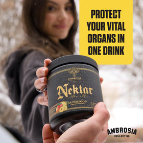 Ambrosia Nektar Poudre Superaliment 222g en utilisation