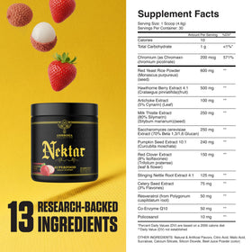 Ambrosia Poudre Superfood Nektar 200g dans un shaker