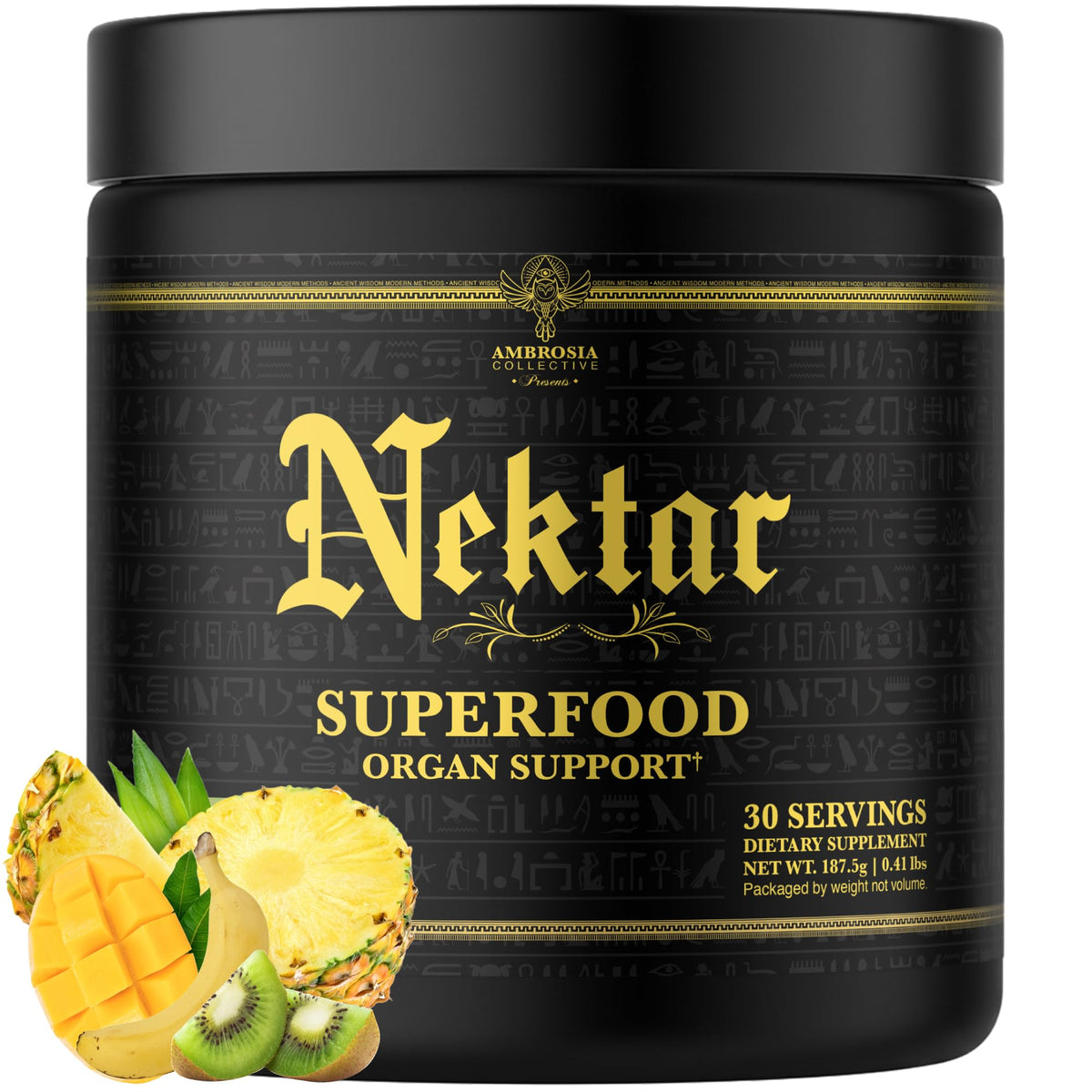 Ambrosia Poudre Superfood Nektar 259g vue avant