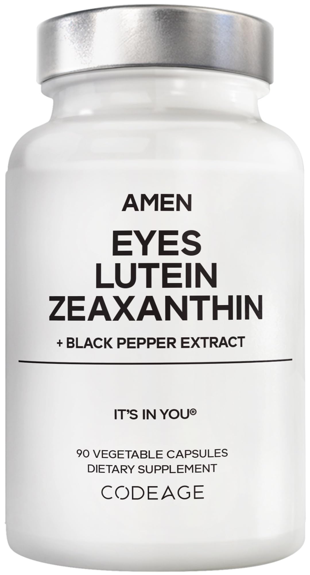 Amen Complément Alimentaire Luteine Zeaxanthine 90 gélules vue de face