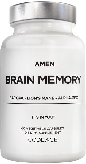 Amen Mémoire Cérébrale 60 Capsules vue de face