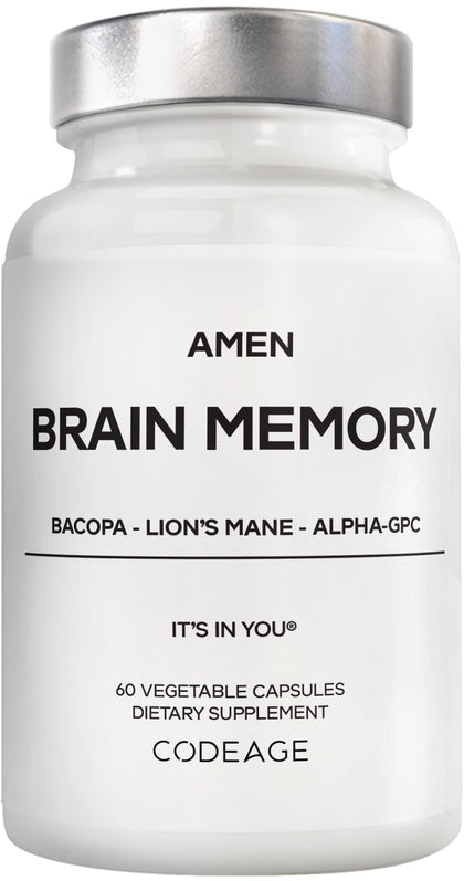 Amen Mémoire Cérébrale 60 Capsules vue de face