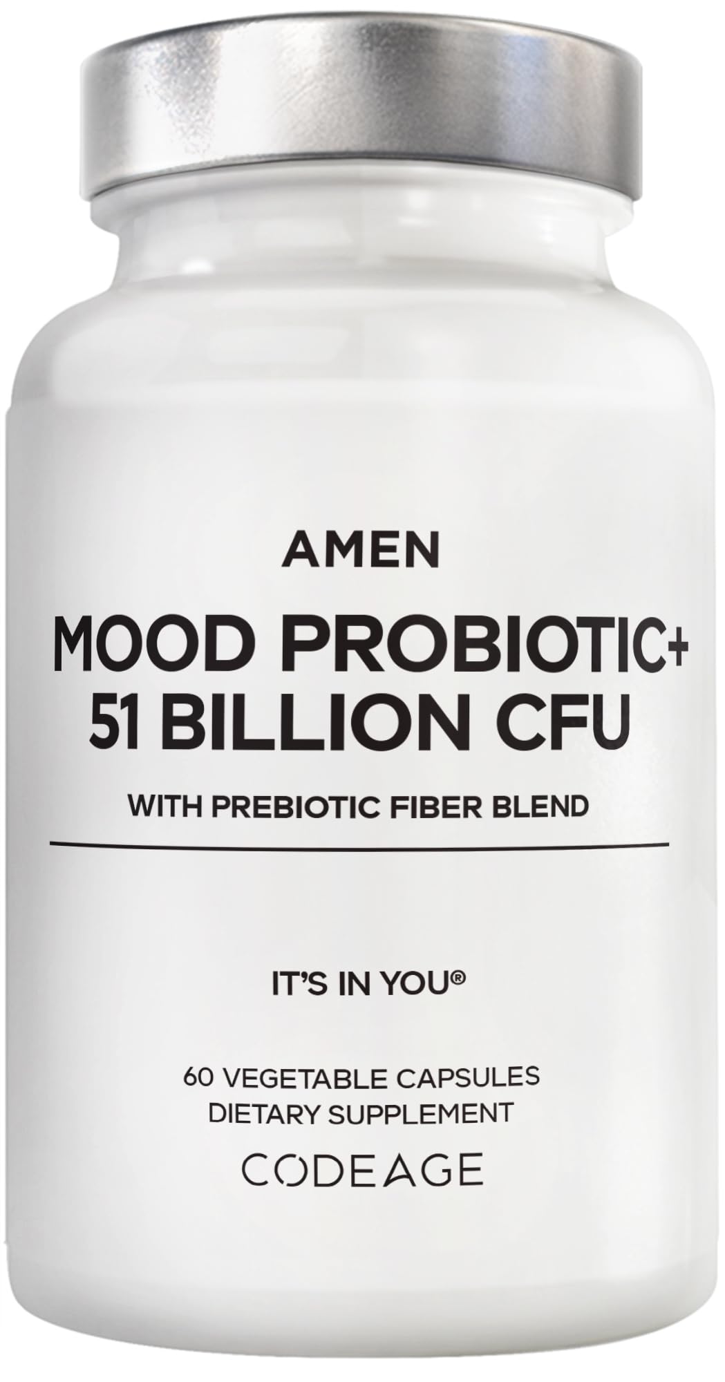 Amen Probiotiques d'Humeur 51B CFU 60 capsules vue de face