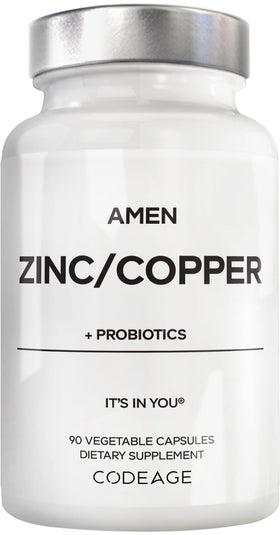 Amen Zinc et Cuivre 90 capsules vue de face