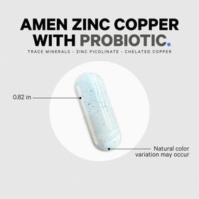 Amen Zinc et Cuivre emballage avec informations