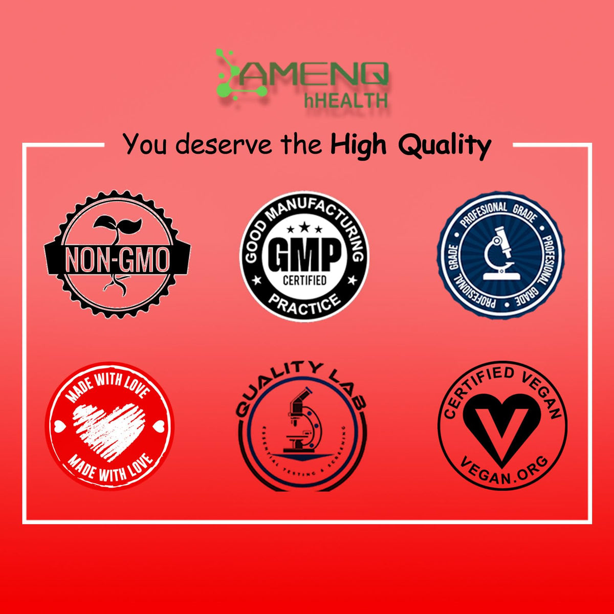 AMENQ hHEALTH fer liquide dans un environnement naturel
