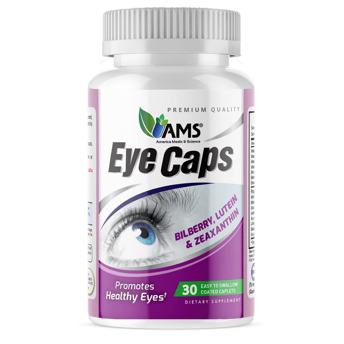 America Medic & Science EyeCaps 30 caplets vue de face