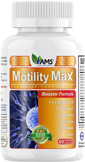 America Medic & Science Motility Max 60 capsules front view