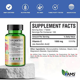 America Medic & Science Rapid-C 1000mg - boîte ouverte avec comprimés