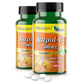 America Medic & Science Rapid-C 500mg boîte de 100 comprimés vue de face