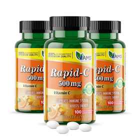 America Medic & Science Rapid-C 500mg comprimés - vue avant
