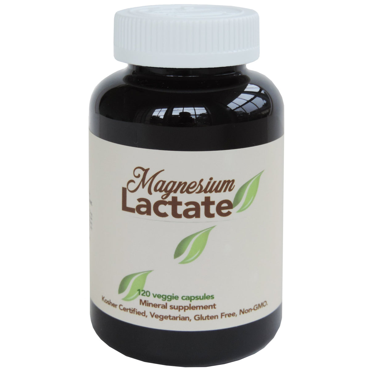 American Anti Aging Magnésium Lactate 500 mg capsules végétariennes vue de face