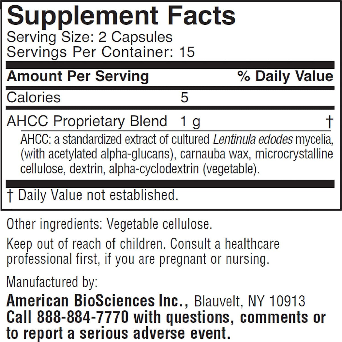 American BioSciences ImmPower boîte avec 30 capsules