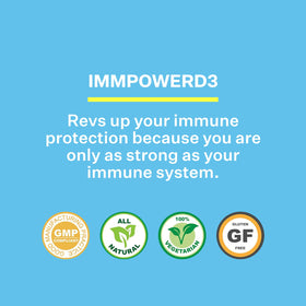 American BioSciences ImmpowerD3 AHCC + Vitamine D3, présentation des capsules