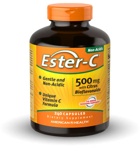 American Health Ester-C 500 mg 240 capsules vue avant