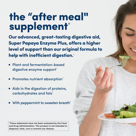 American Health Super Papaya Enzyme Plus, emballage et dosage