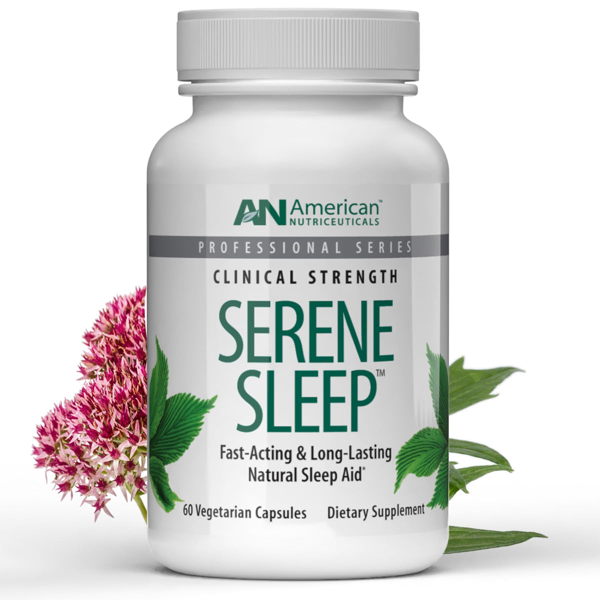 American Nutriceuticals Complément Alimentaire Sommeil 60 Capsules vue de face