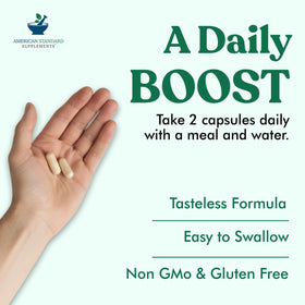 American Standard Supplements Compléments Alimentaires Multi-Enzymes avec étiquette visible